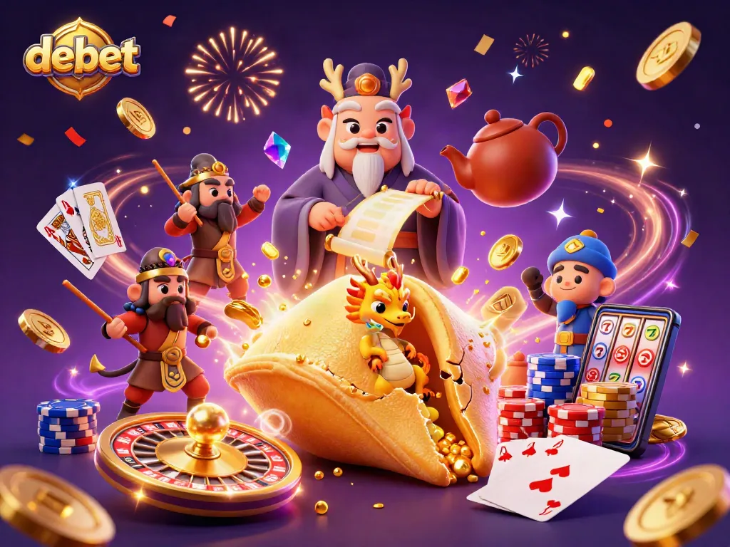 Win with debet and enjoy the vibrant 3D casino scene full of excitement and rewards.