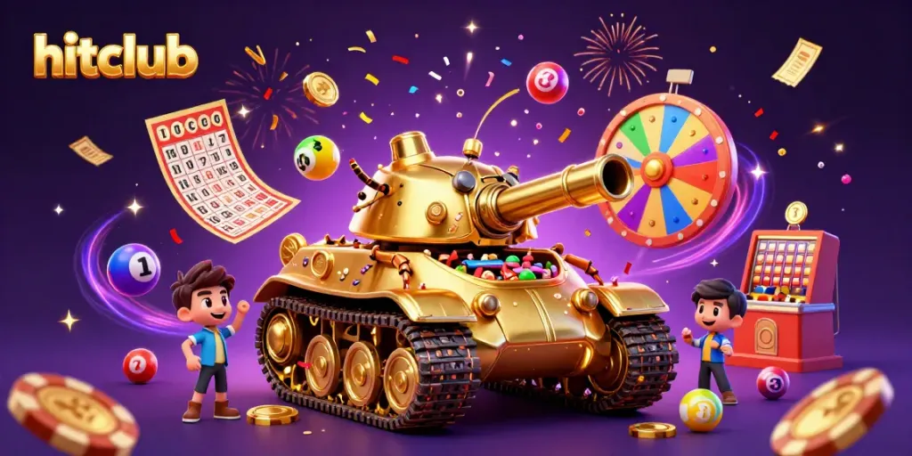 Experience the excitement of hitclub with a vibrant golden beetle tank casino bursting with energy and element