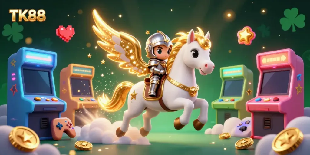 Experience thrilling gameplay at TK88 with exciting characters and vibrant casino elements