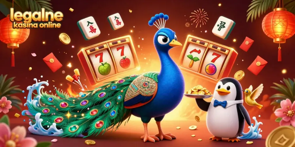 Experience winning excitement at legalne kasyna online with magnificent peacock and colorful slot reels.