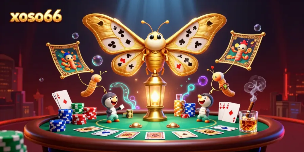 Experience the enchanting world of xoso66 as the majestic moth showcases casino extravagance.