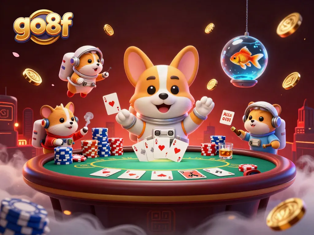 Experience the excitement at go8f's futuristic space station casino with interactive gaming elements.