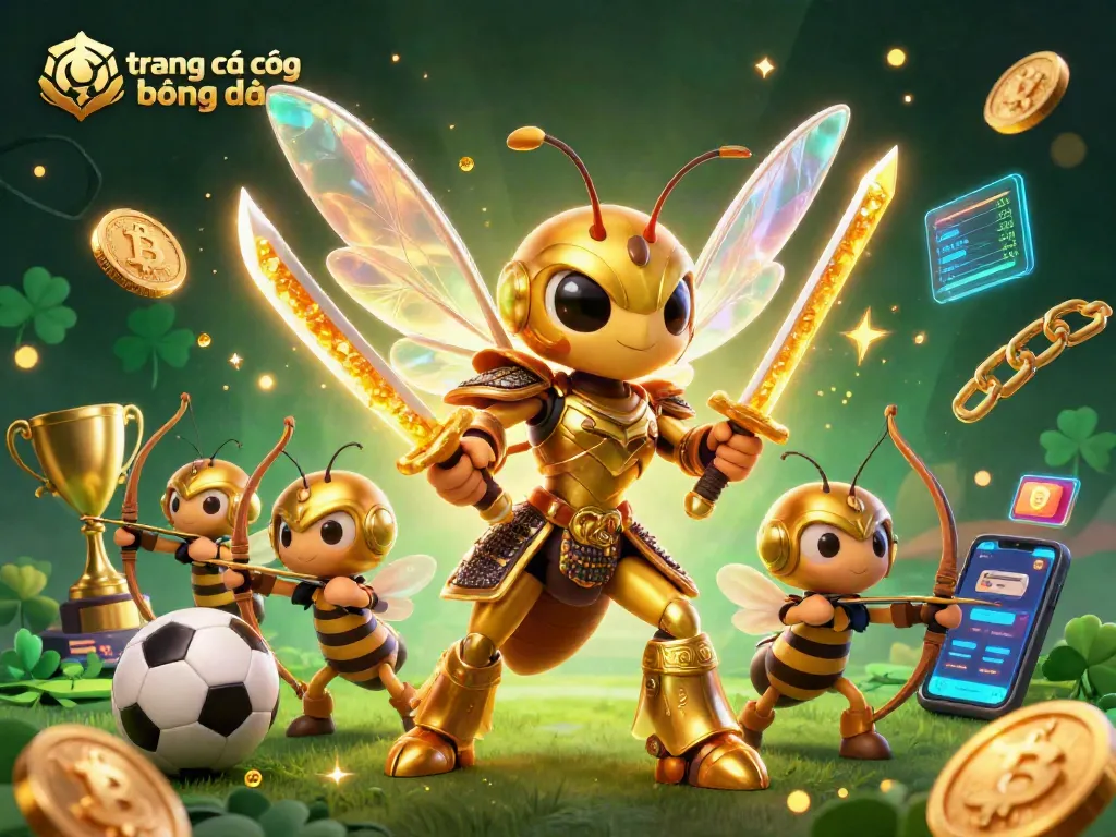 Engage with trang cá cược bóng đá through dynamic sports betting action featuring glowing tokens and a magical scene.